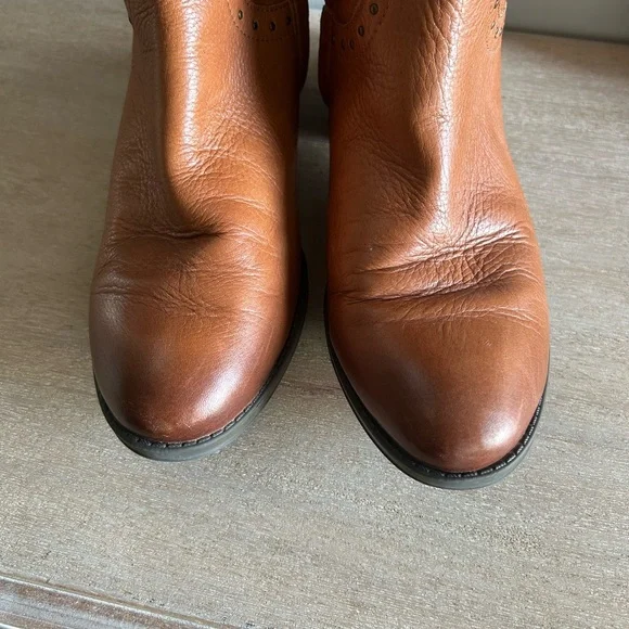 Sam Edelman, brown leather knee-high boots size 7 - Picture 14 of 16